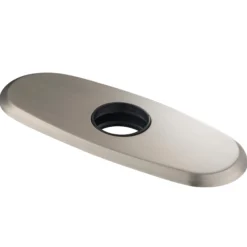 Deck Plate for Bathroom Faucet in Spot Free Stainless Steel