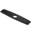10" Deck Plate for Kitchen Faucet in Matte Black