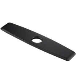 10" Deck Plate for Kitchen Faucet in Matte Black