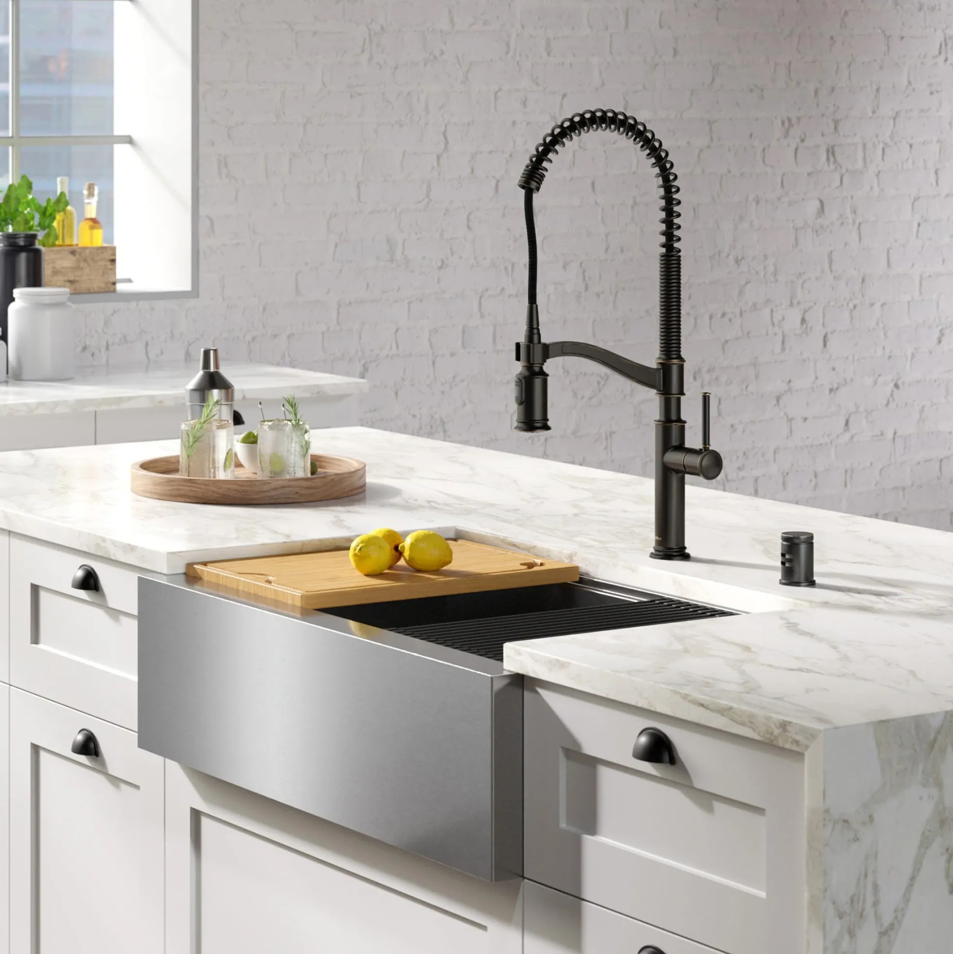 Dishwasher Air Gap in Oil Rubbed Bronze