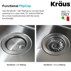 Drain Assembly with FlipCap