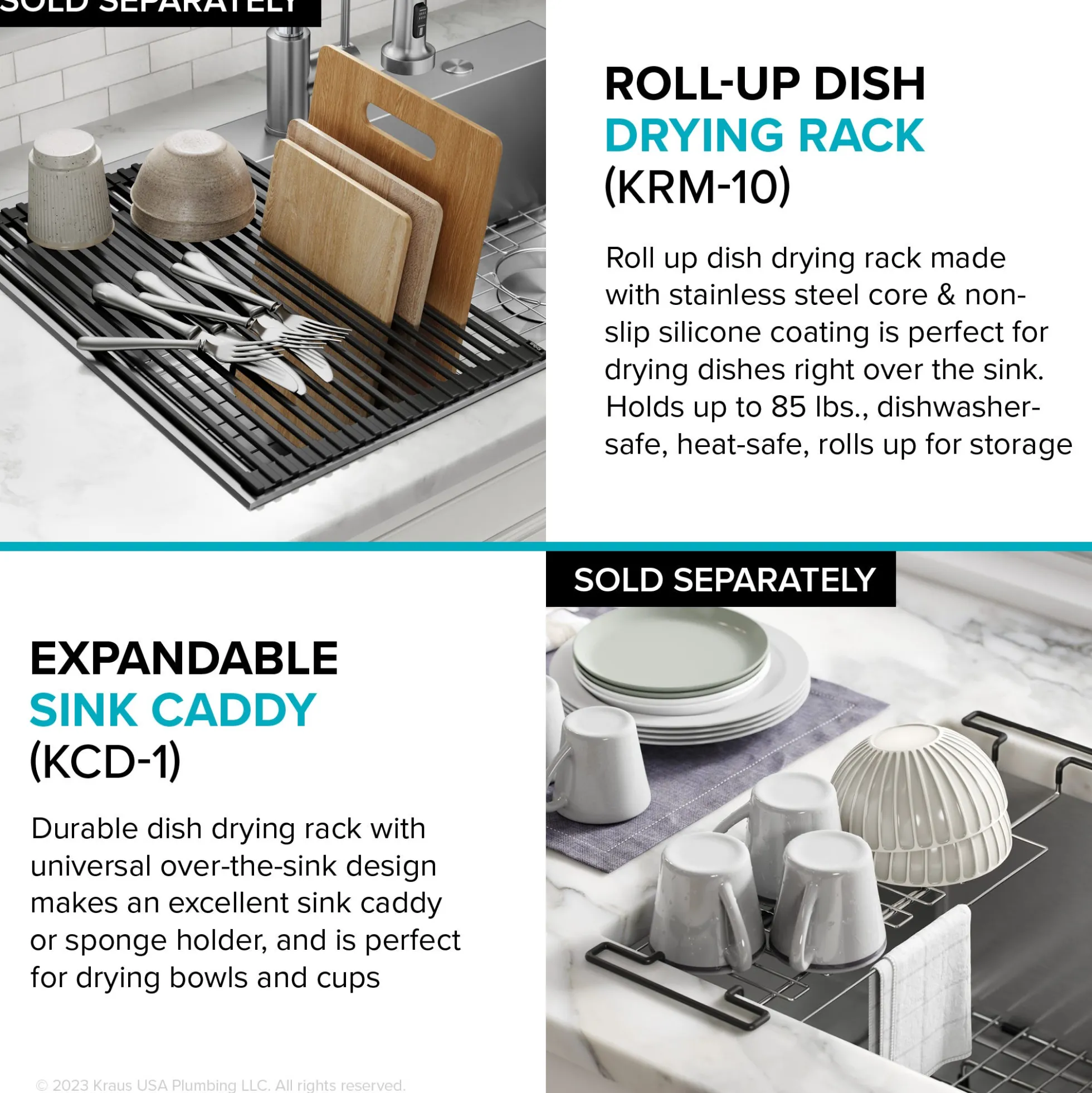 25" Drop-In/Top Mount Kitchen Sink w/ Bolden Commercial Pull-Down Faucet in Spot Free Stainless Steel