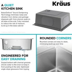 25”Drop In / Top Mount Workstation Single Bowl 18-GaugeStainless Steel Kitchen Sinkwith Accessories