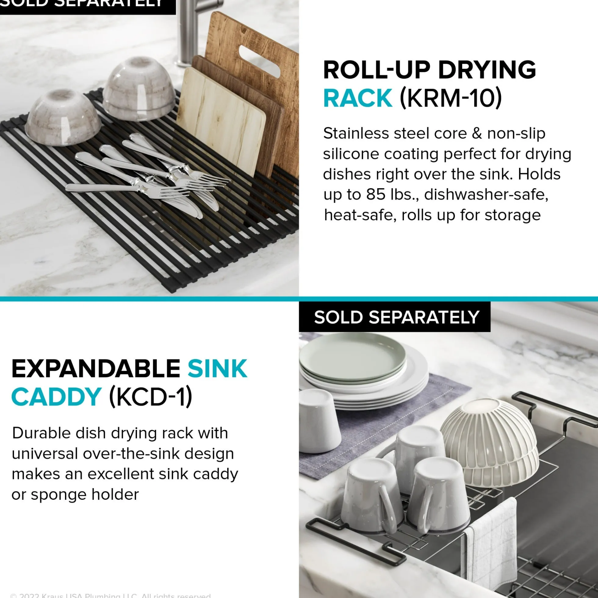 33” Drop-In / Undermount 18 Gauge Stainless Steel Single Bowl Kitchen Sink and Pull-Down Faucet in Spot-Free Stainless Steel Finish