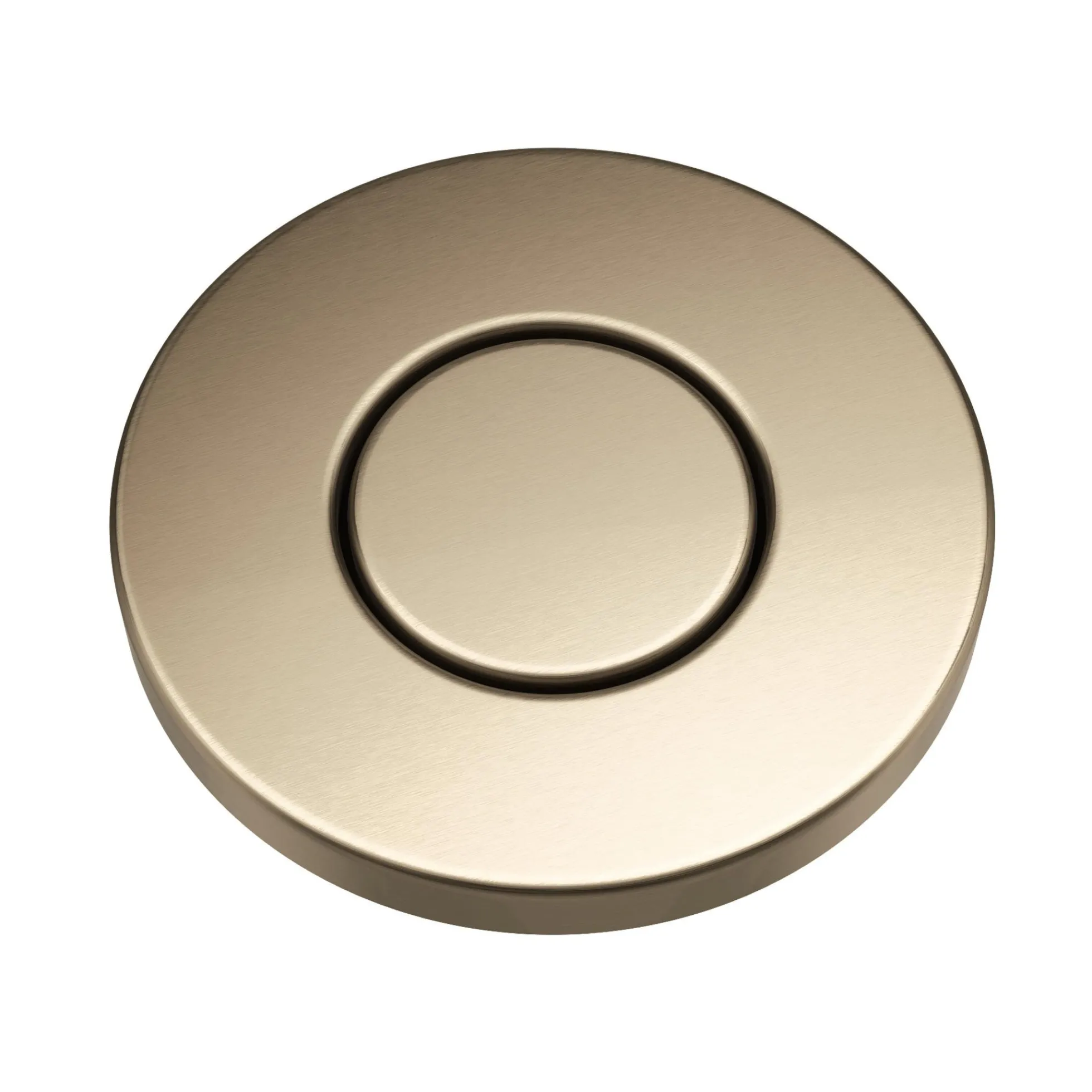 Flat-Top Garbage Disposal Air Switch Button in Spot-Free Antique Champagne Bronze