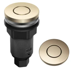 Flat-Top Garbage Disposal Air Switch Button in Spot-Free Antique Champagne Bronze