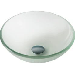 Frosted Glass Vessel 14