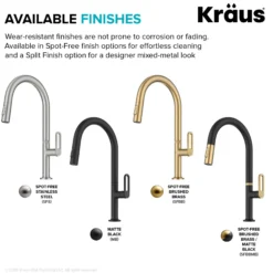 2-FunctionSingle HandlePull Down Kitchen Faucetin Matte Black