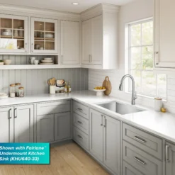4-Function Single Handle Pull Down Kitchen Faucet with CleanSweep™ Blade Spray in Chrome