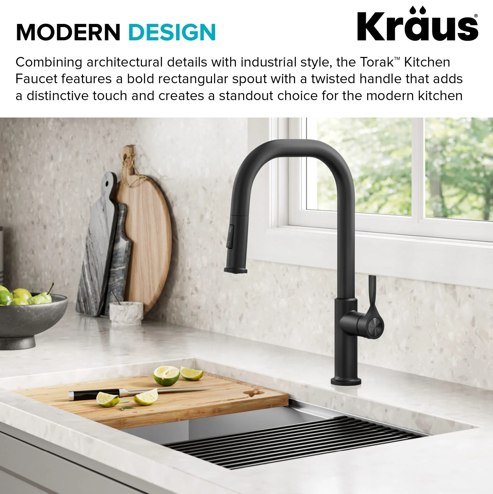2-Function Single Handle Pull Down Kitchen Faucet in Matte Black