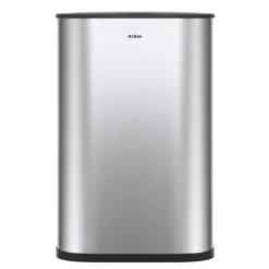 14.5 Gallon / 55 Liter Motion Sensor Kitchen Trash Can in Spot-Free Stainless Steel with Bag Securing Ring and Soft Close Lid