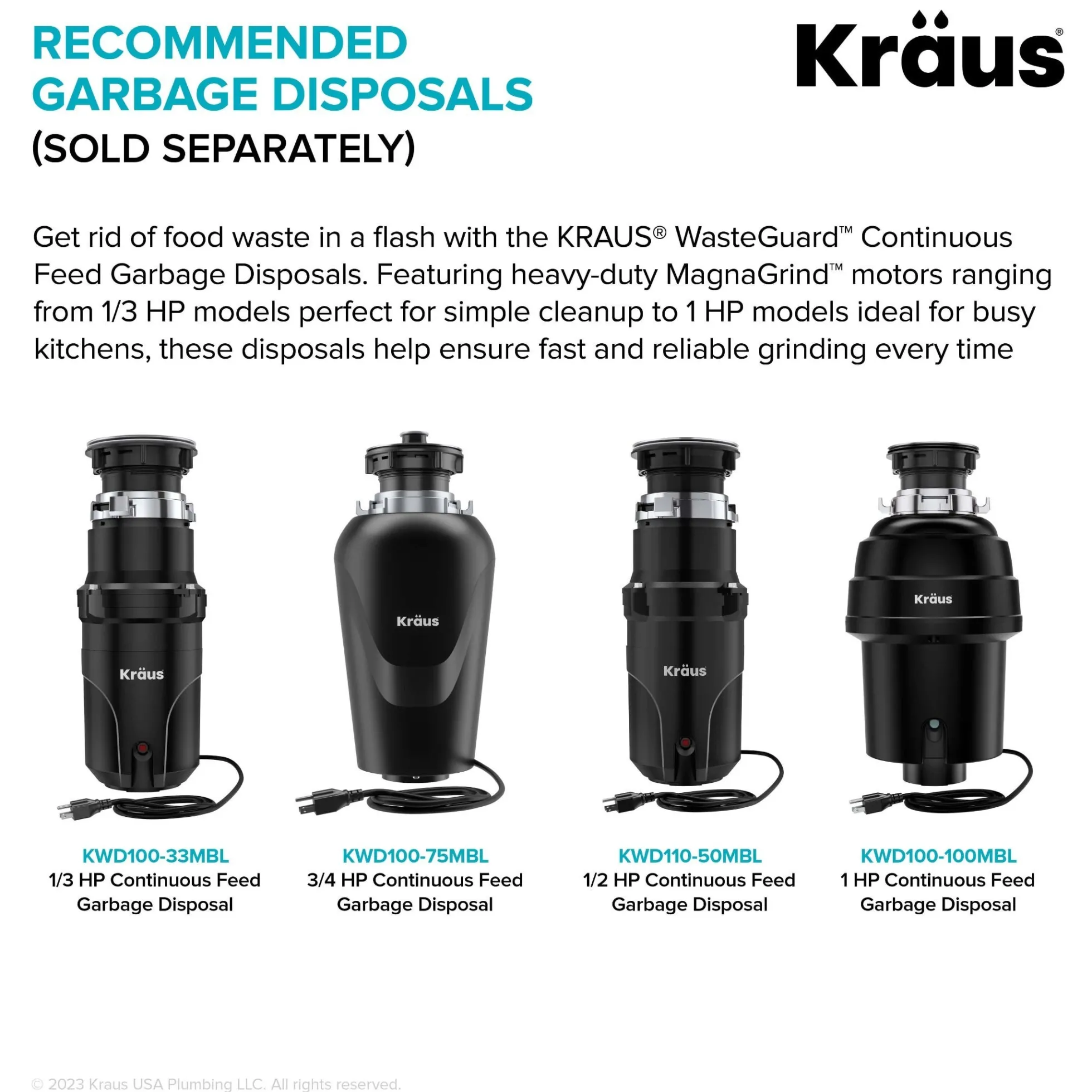 Garbage Disposal Air Switch Kit in Matte Black with Push Button, AC Adapter, Power Cord, and Air Tube Included