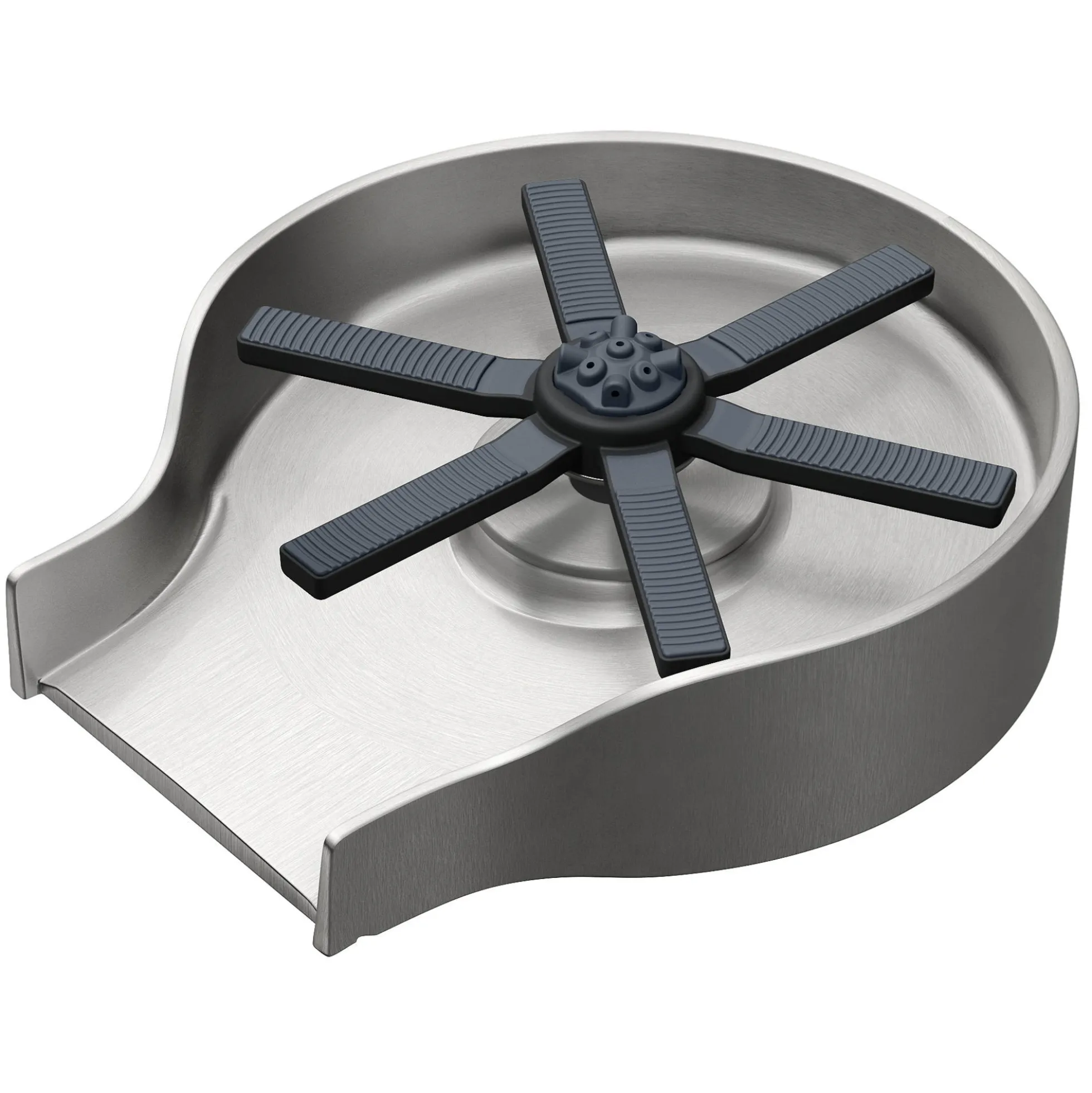 Glass Rinser for Kitchen Sink in Spot-Free Stainless Steel