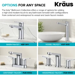 2-Handle 8-inch Widespread Bathroom Faucet in Spot-Free Brushed Nickel / Matte Black with Pop Up Drain and Supply Lines