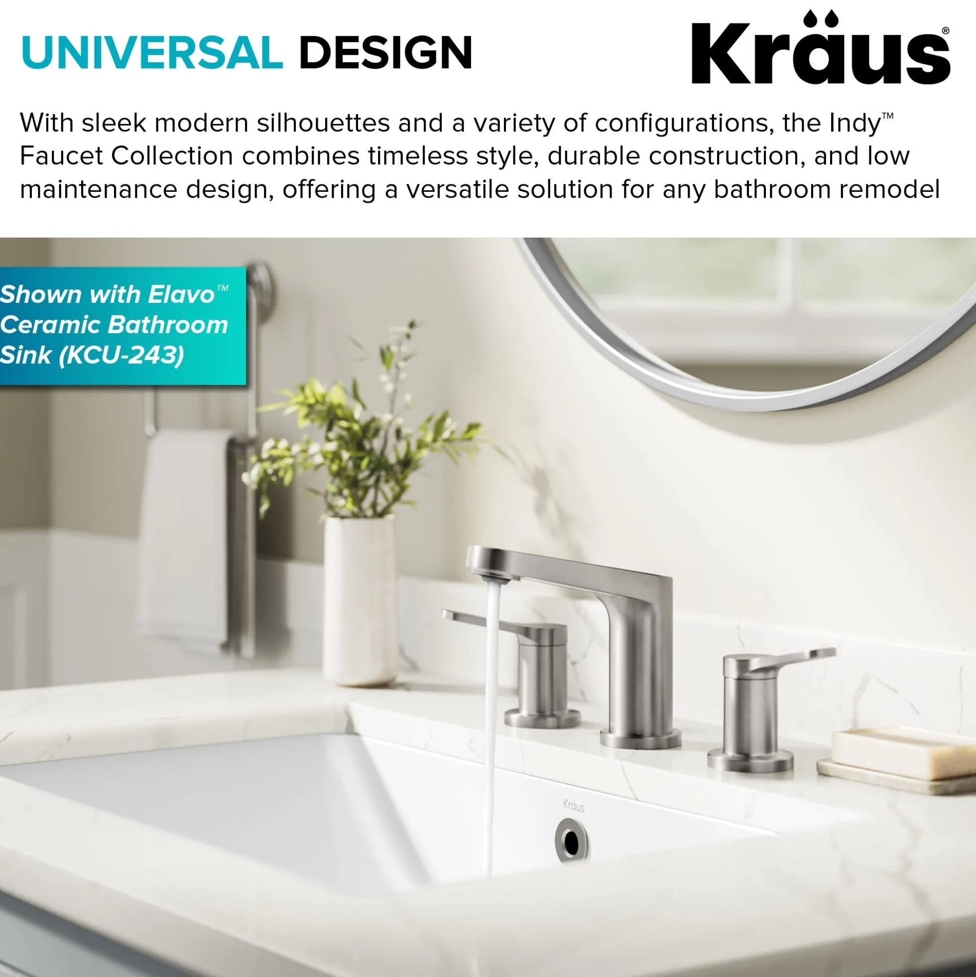 2-Handle 8-inch Widespread Bathroom Faucet in Spot-Free Brushed Nickel with Pop Up Drain and Supply Lines
