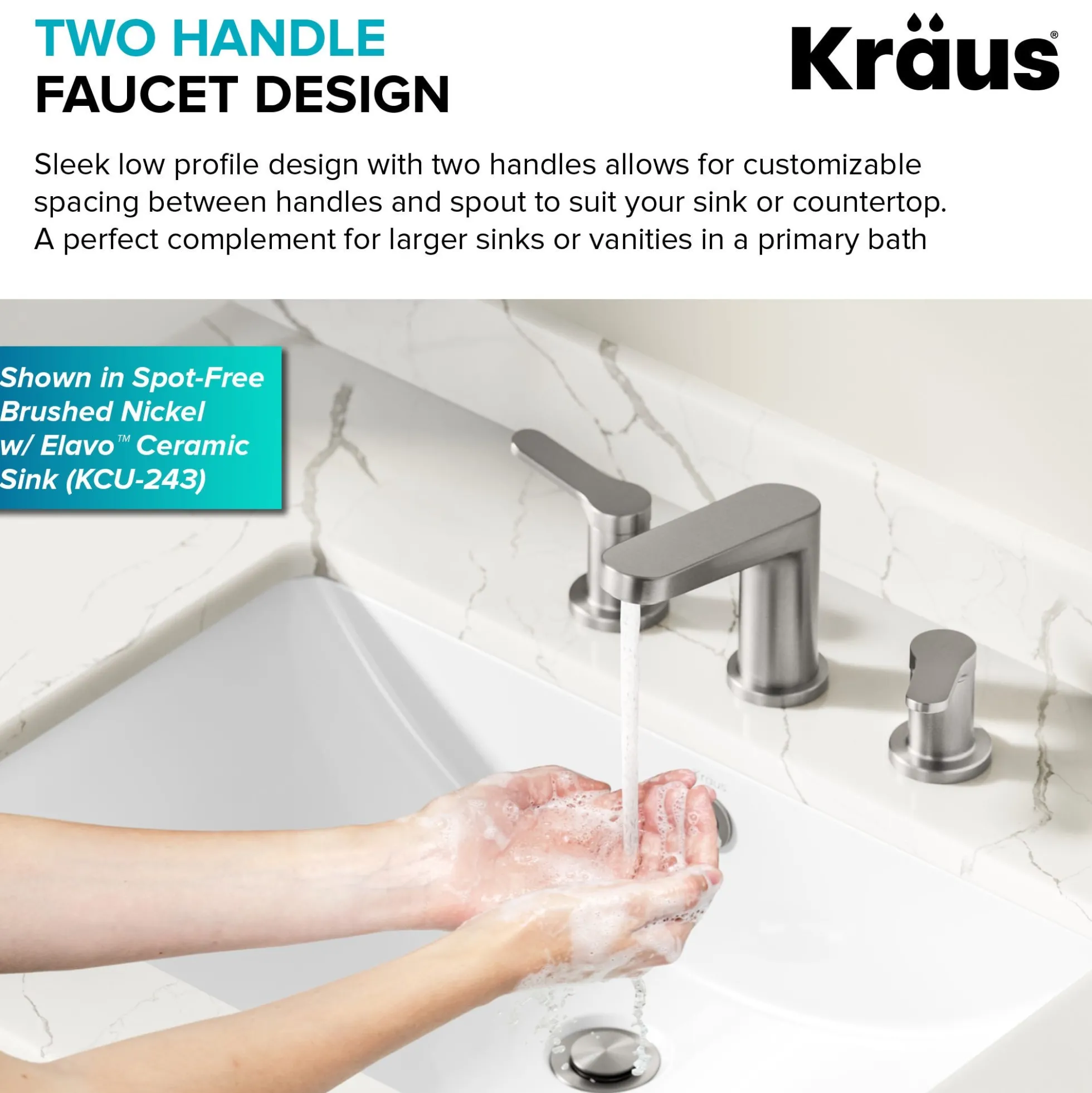 2-Handle 8-inch Widespread Bathroom Faucet in Spot-Free Brushed Brass with Pop Up Drain and Supply Lines