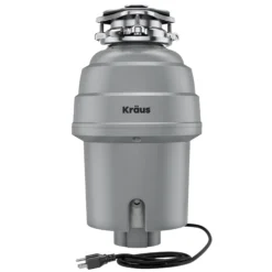 High-Speed 3/4 HP Continuous Feed Ultra-Quiet Motor Garbage Disposal with Power Cord and Flange Included and Universal Mount