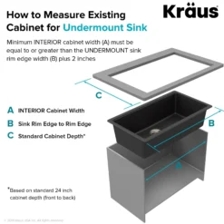 31 Inch Undermount Single Bowl Black Onyx Granite Kitchen Sink with WasteGuard™ Continuous Feed Garbage Disposal