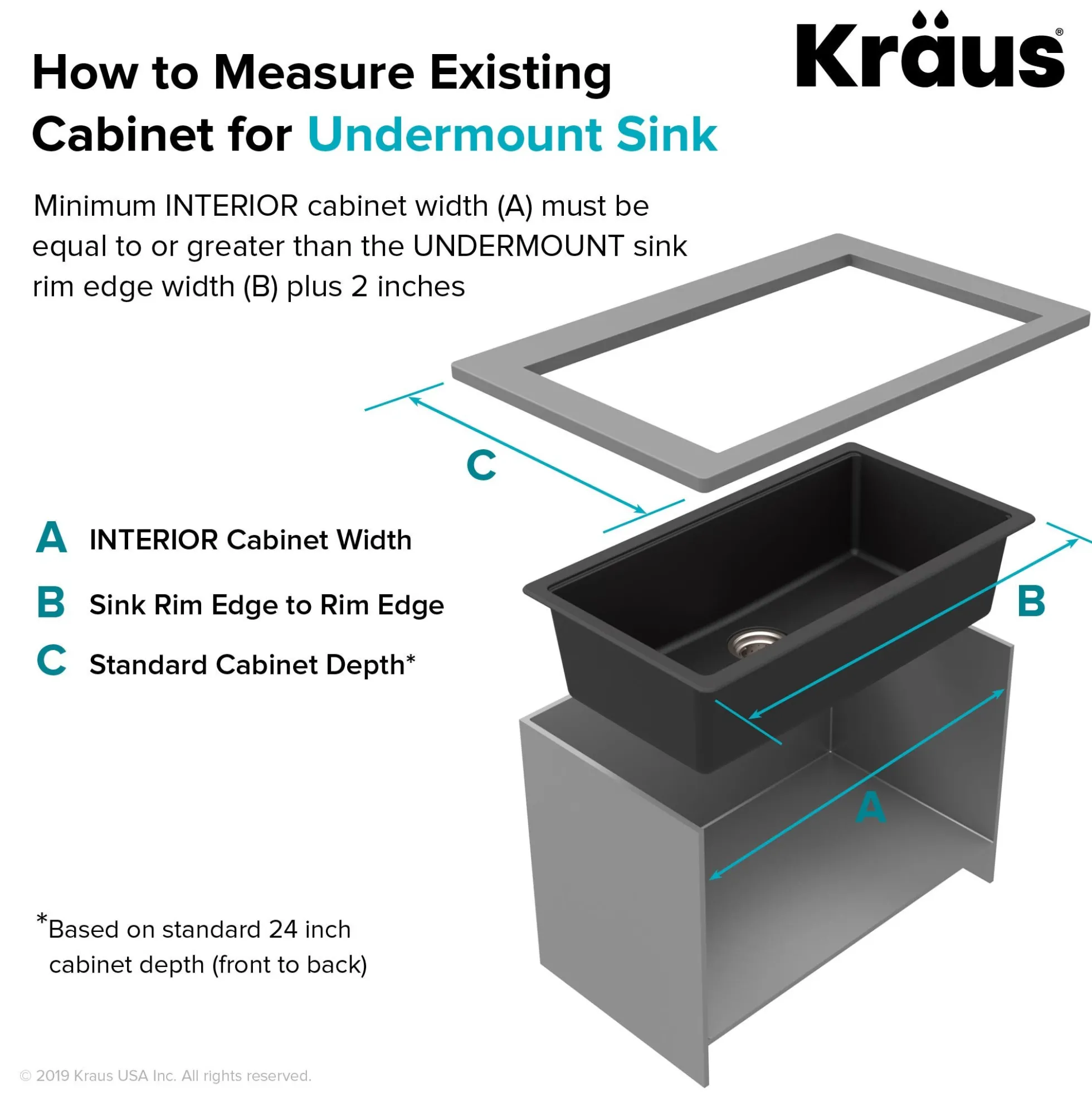 31 Inch Undermount Single Bowl Black Onyx Granite Kitchen Sink with WasteGuard™ Continuous Feed Garbage Disposal