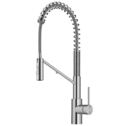 2-in-1 Commercial Style Pull-Down Single Handle Water Filter Kitchen Faucet for Reverse Osmosis or Water Filtration System in Spot-Free Stainless Steel