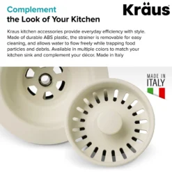 Kitchen Sink Strainer in Beige