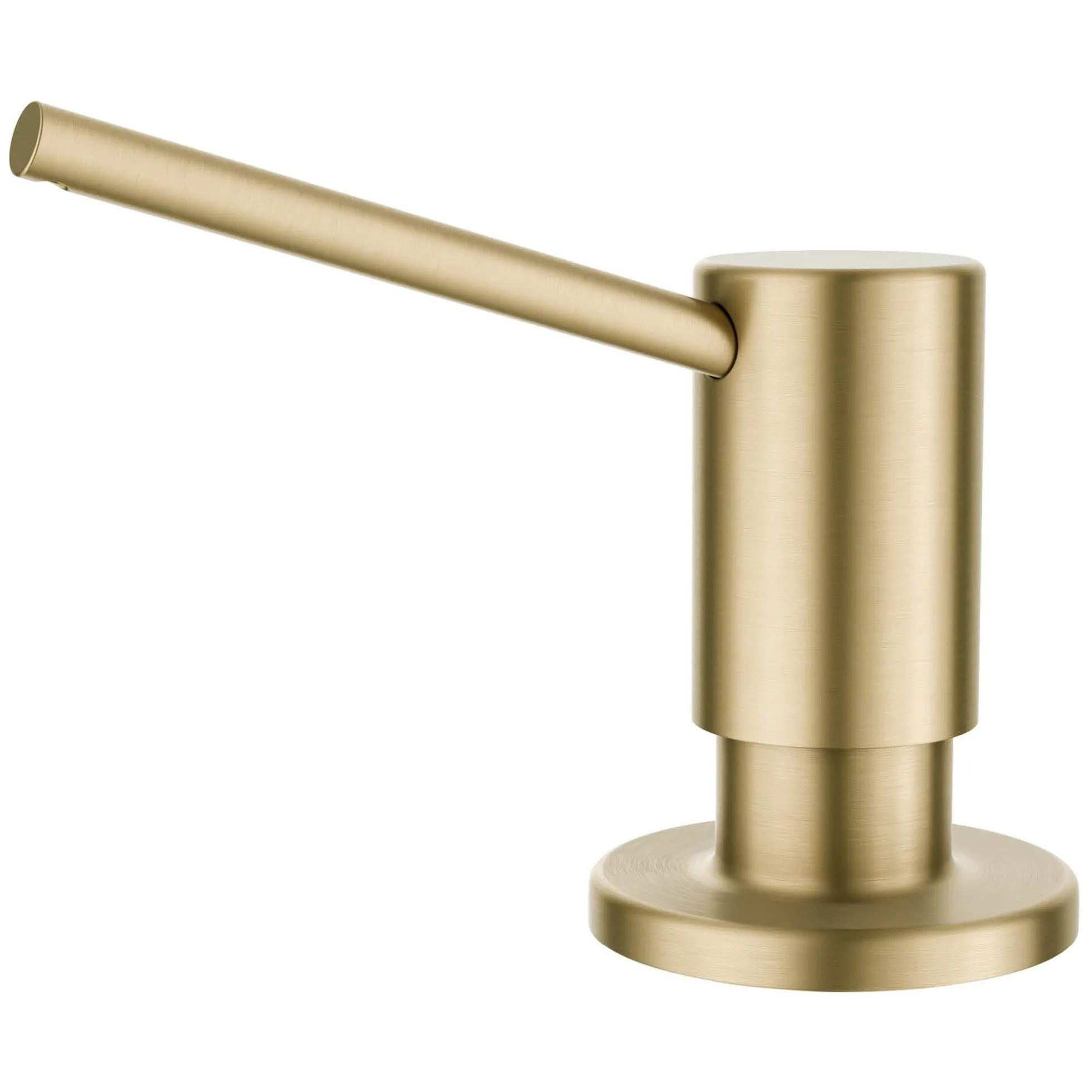 Kitchen Soap and Lotion Dispenser in Brushed Gold