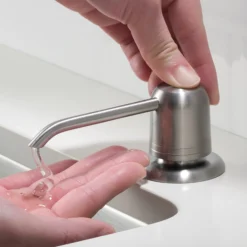 Kitchen Soap and Lotion Dispenser in Spot Free Stainless Steel