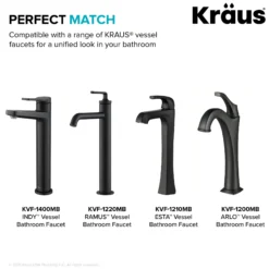 Pop-Up Drain for Bathroom Sink with Extended Threadwithout Overflow in Matte Black