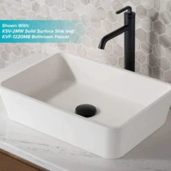 Pop-Up Drain for Bathroom Sinkwithout Overflow in Matte Black
