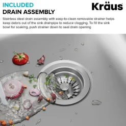 Premier 32” Undermount 50/50 Double Bowl 18-Gauge Stainless Steel Kitchen Sink