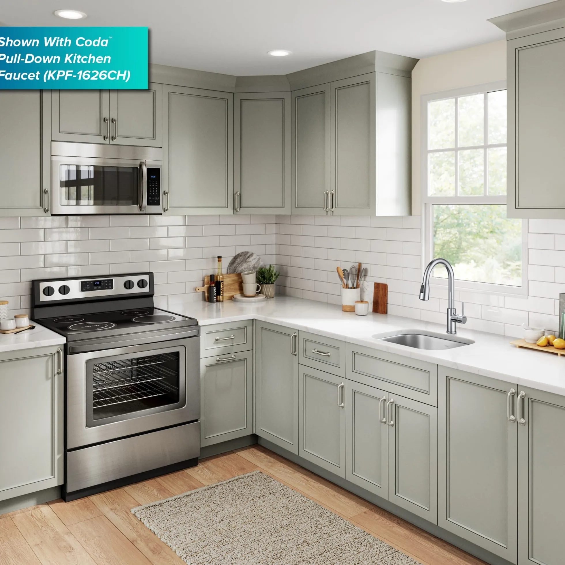 Premier 20” Undermount Single Bowl 18-Gauge Stainless Steel Kitchen Sink