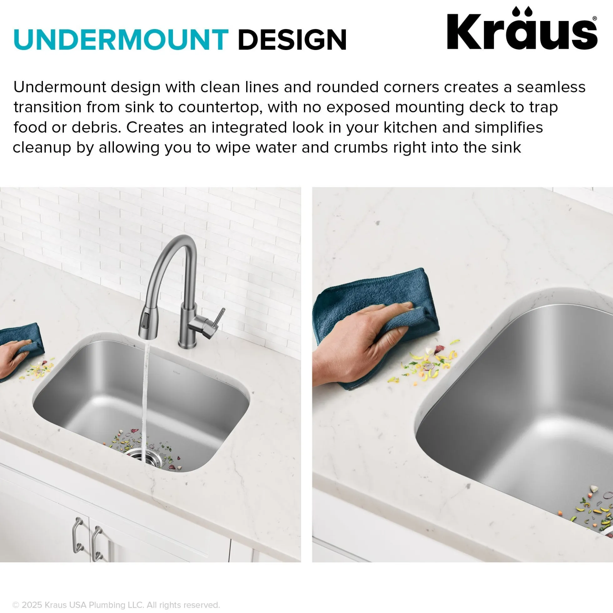 Premier 23” Undermount Single Bowl 18-Gauge Stainless Steel Kitchen Sink