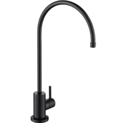 Purita 100% Lead-Free Kitchen Water Filter Faucet in Matte Black