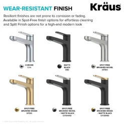 Single Handle Bathroom Faucet in Spot-Free Brushed Brass with Pop Up Drain and Supply Lines