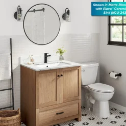 Single Handle Bathroom Faucet in Spot-Free Brushed Brass with Pop Up Drain and Supply Lines