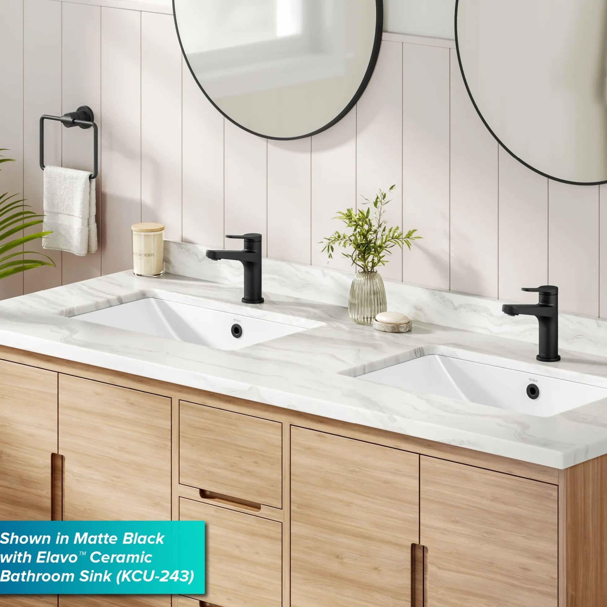 Single Handle Bathroom Faucet in Spot-Free Brushed Nickel with Pop Up Drain and Supply Lines