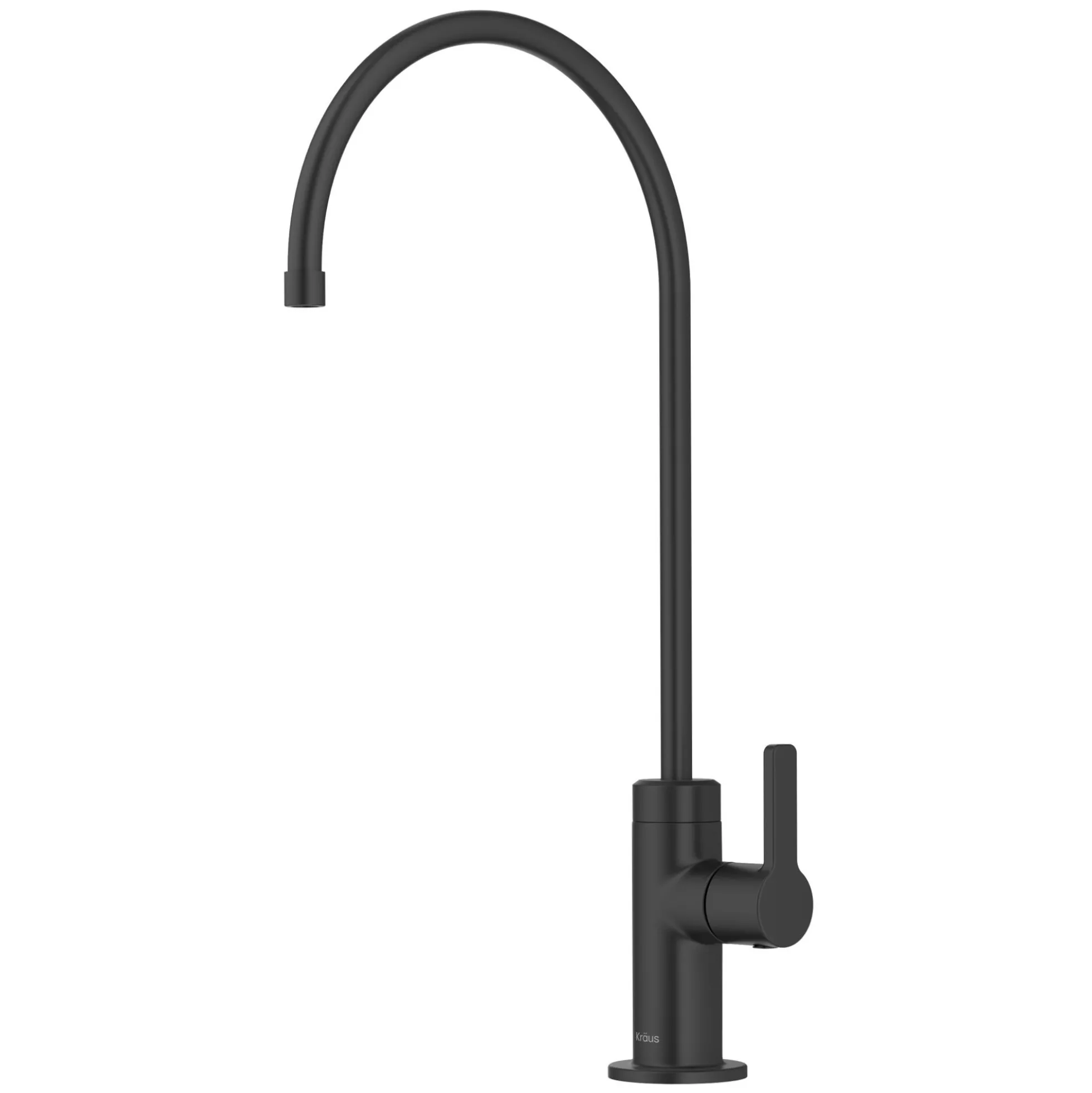 Single Handle Drinking Water Filter Faucet for Reverse Osmosis or Water Filtration System in Matte Black