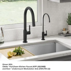 Single Handle Drinking Water Filter Faucet for Reverse Osmosis or Water Filtration System in Matte Black