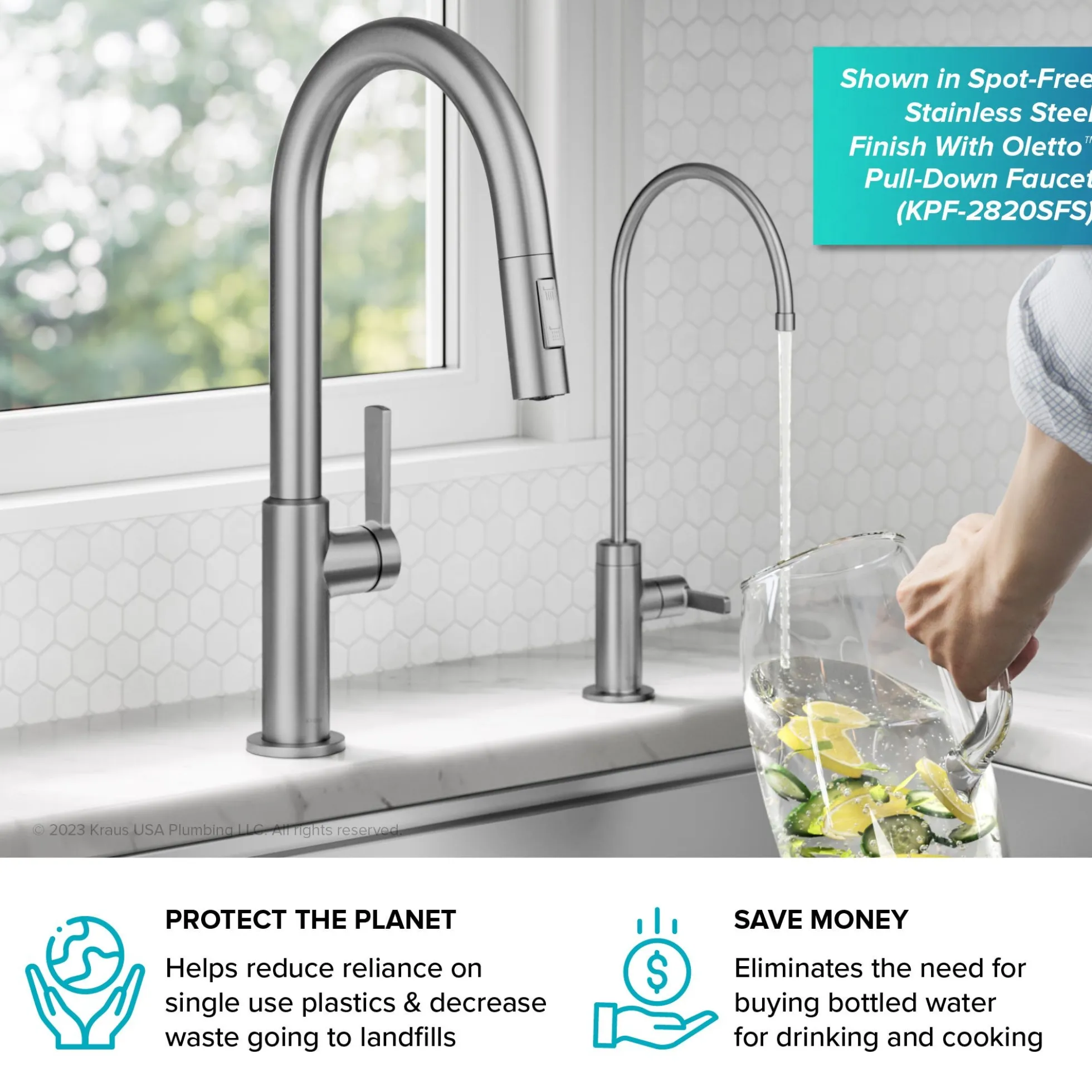 Single Handle Drinking Water Filter Faucet for Reverse Osmosis or Water Filtration System in Matte Black