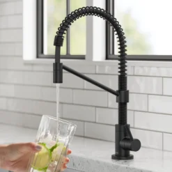 Single Handle Drinking Water Filter Faucet for Reverse Osmosis or Water Filtration System in Matte Black