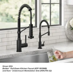 Single Handle Drinking Water Filter Faucet for Reverse Osmosis or Water Filtration System in Matte Black
