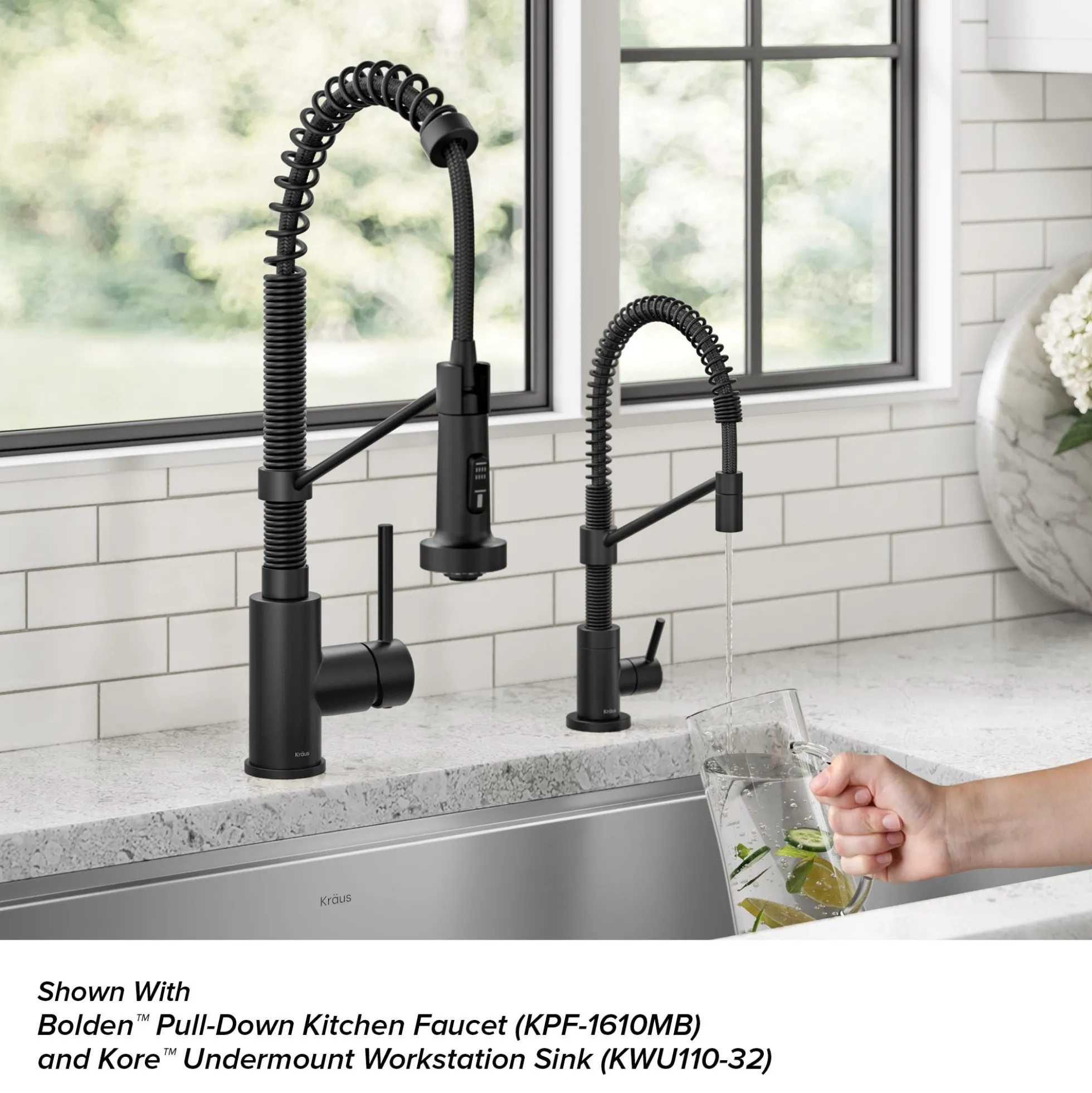 Single Handle Drinking Water Filter Faucet for Reverse Osmosis or Water Filtration System in Matte Black