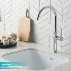 Single Handle Kitchen Bar Faucet in Chrome