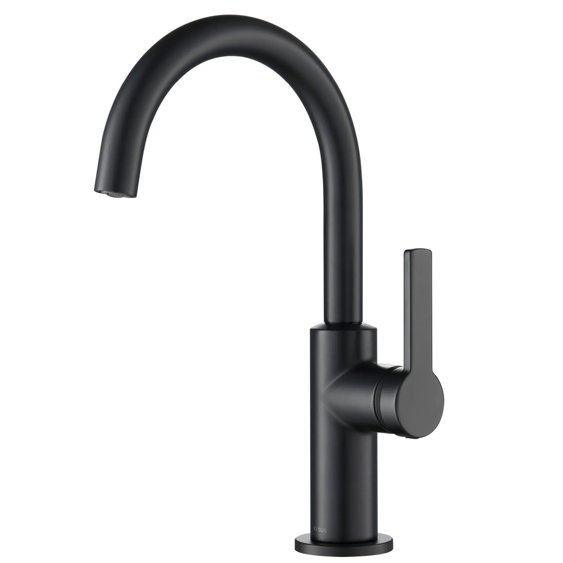 Single Handle Kitchen Bar Faucet in Matte Black