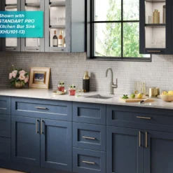 Single Handle Kitchen Bar Faucet in Spot Free Stainless Steel