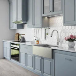 Single Handle Pull-Down Kitchen Faucet in Spot Free Stainless Steel