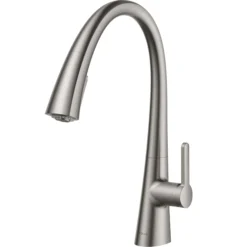 Single Handle Pull-Down Kitchen Faucet in Spot Free Stainless Steel