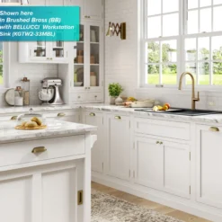 Single Handle Pull Down Kitchen Faucet in Spot Free Stainless Steel
