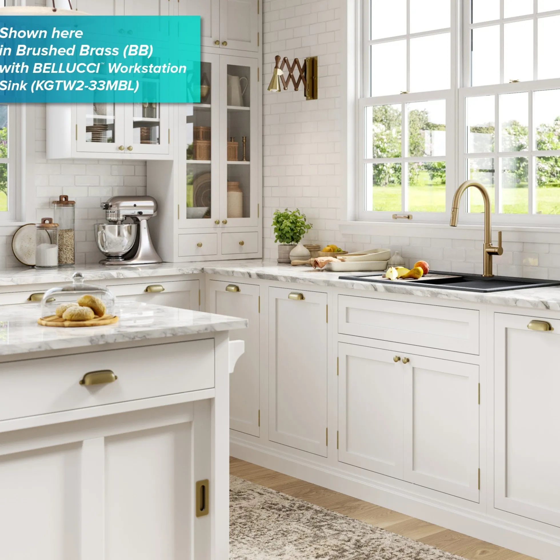 Single Handle Pull Down Kitchen Faucet in Spot Free Stainless Steel