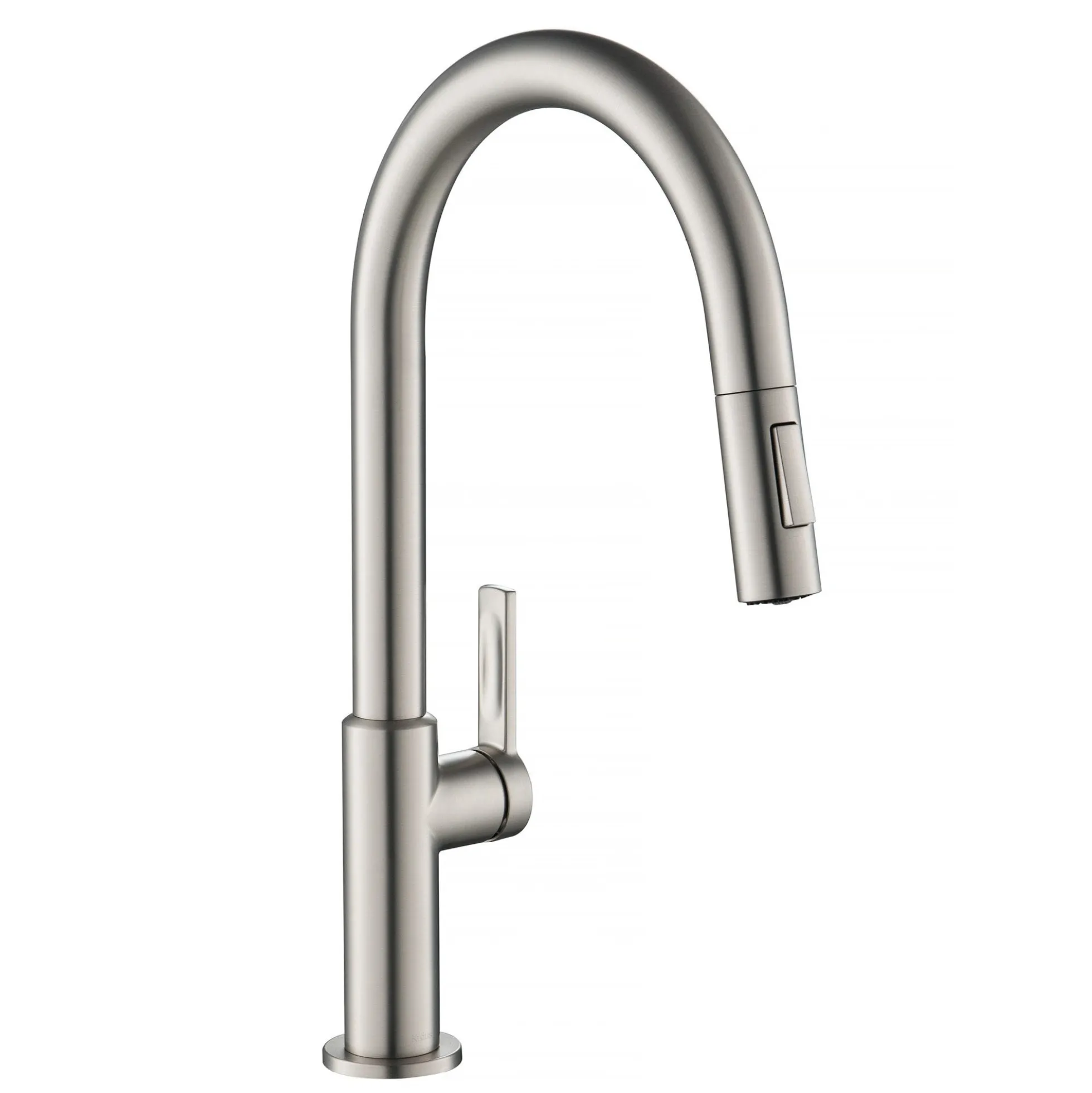 Single Handle Pull Down Kitchen Faucet in Spot Free Stainless Steel